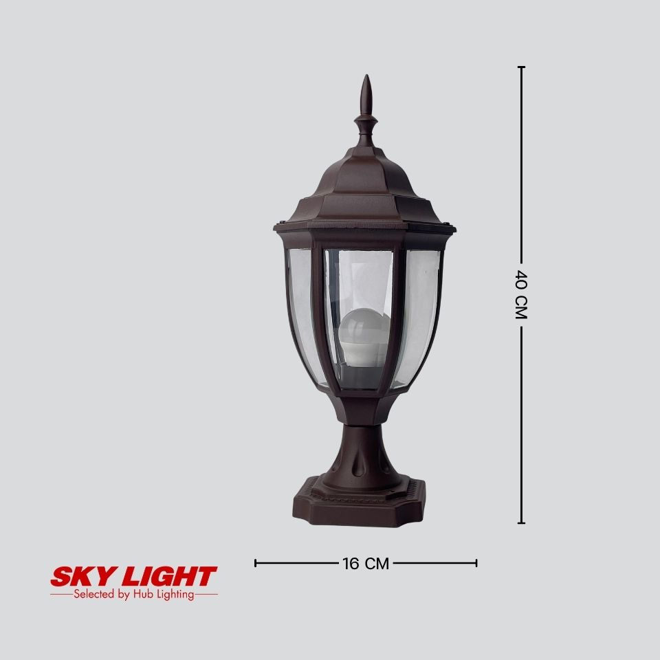 โคมไฟสนาม หัวเสา K180 COCO SKY LIGHT