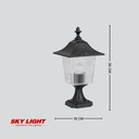 โคมไฟสนาม หัวเสา K300BK SKY LIGHT