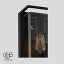 โคมไฟผนังภายนอก 1124-1 BK HUB LIGHTING