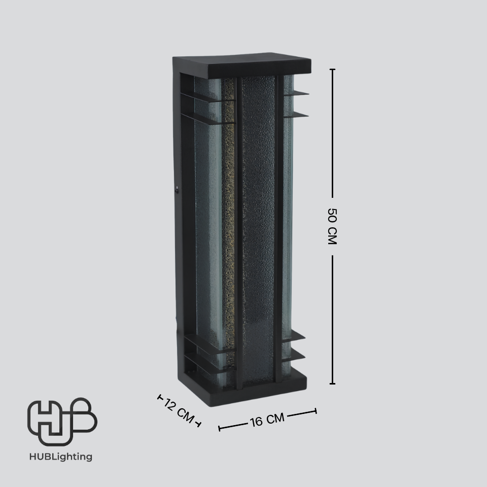 โคมไฟผนังภายนอก 1892 BK HUB LIGHTING