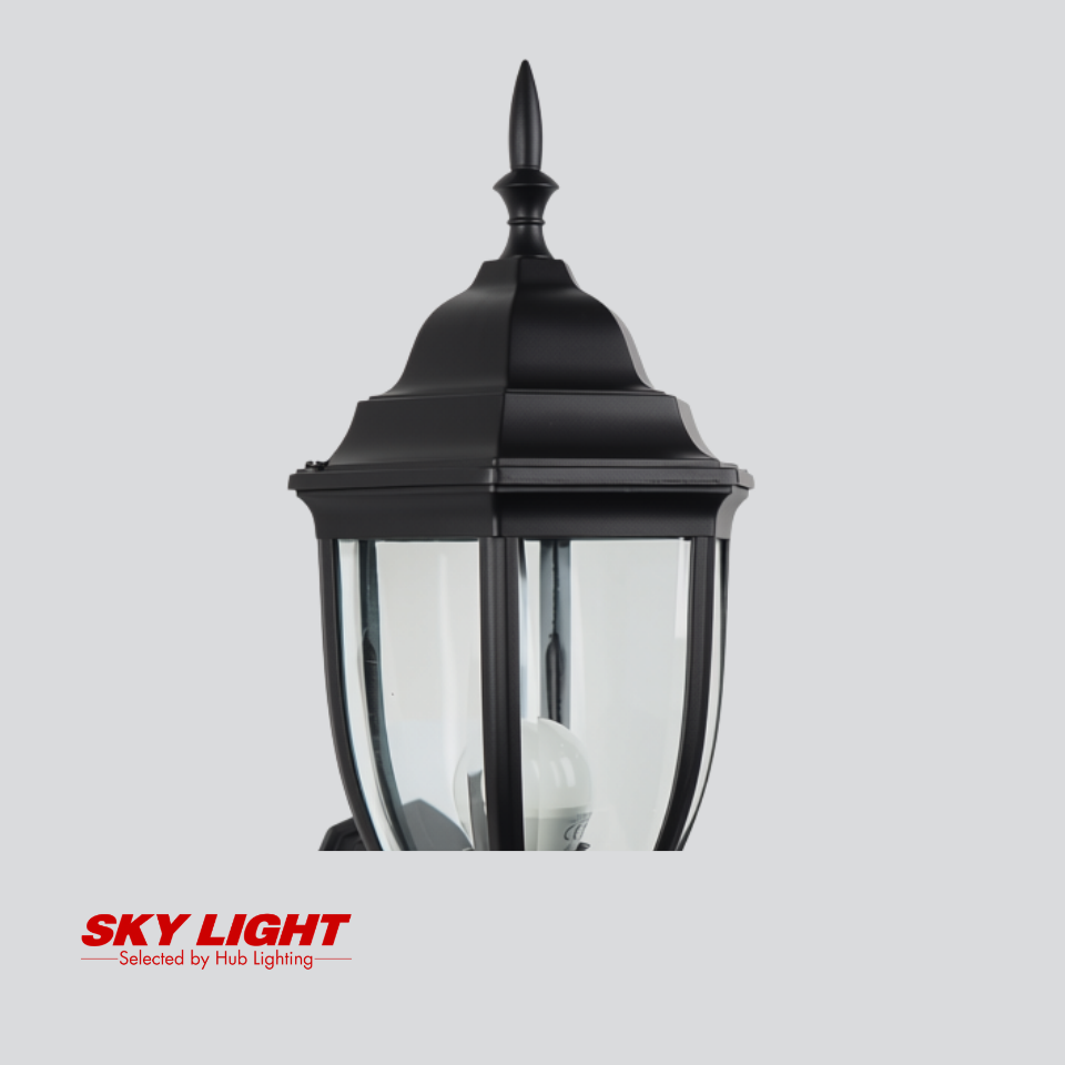 โคมไฟผนังภายนอก B5-180A-B-C-BK ดำ SKY LIGHT