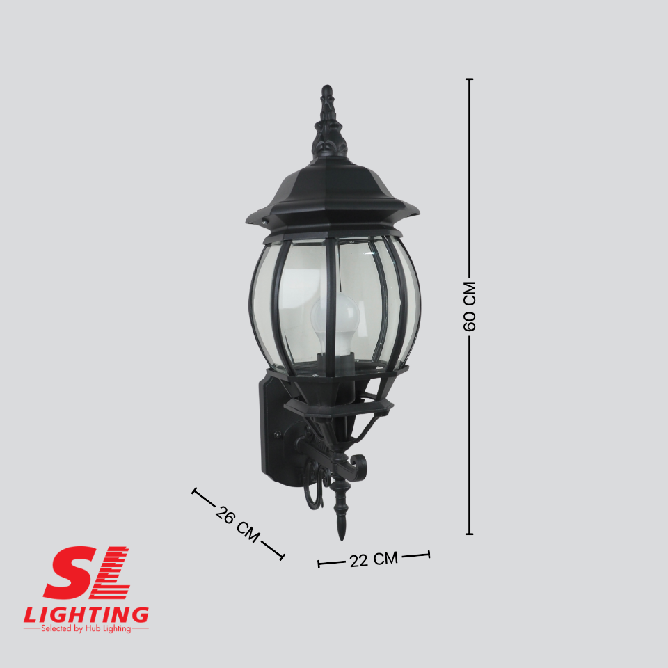 โคมไฟผนังภายนอก 5003WC/BK SL LIGHTING