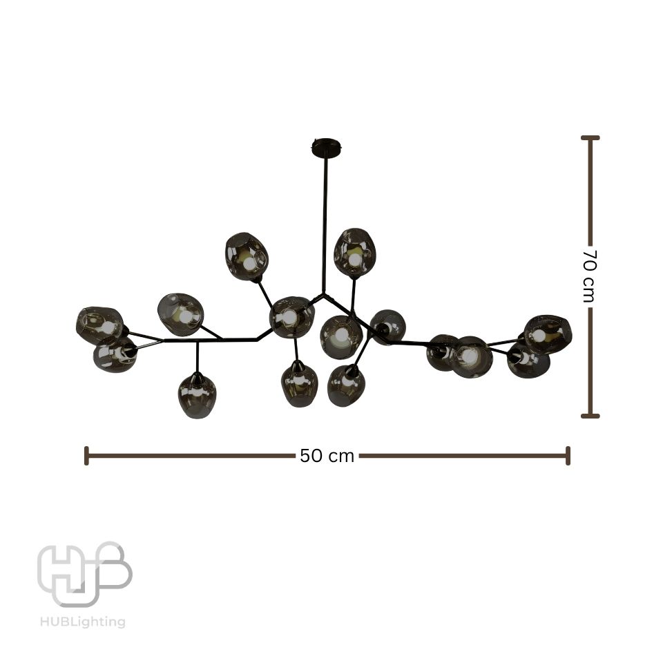 โคมไฟเพดาน PENDENT ช่อ FY8600-16 CU E27 HUB LIGHTING