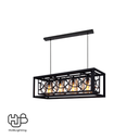 โคมไฟเพดาน PENDENT 4 ช่อ 650-4 BK E27 HUB LIGHTING
