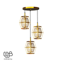 โคมไฟเพดาน PENDENT 3 ช่อ 656-3 GD E27 HUB LIGHTING