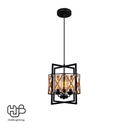 โคมไฟเพดาน PENDENT 3 ช่อ 680-3 BK E27 HUB LIGHTING