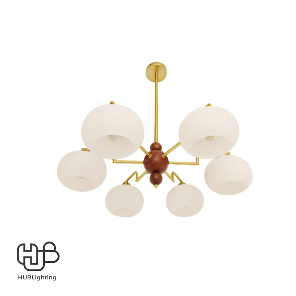 โคมไฟเพดาน PENDENT ช่อ 36460-6 E27 HUB LIGHTING