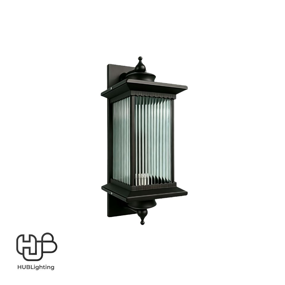 โคมไฟผนังภายนอก D23-1C CG E27 HUB LIGHTING