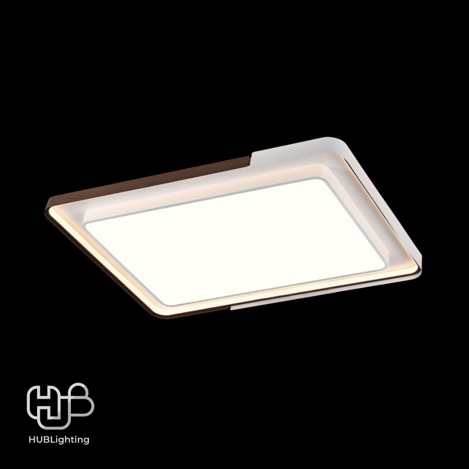 โคมไฟเพดาน CEILING LED 9868 RECTANGLE (1100x700) 3 Color HUB LIGHTING