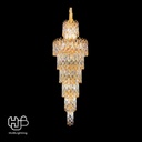 โคมไฟเพดาน CHANDELIER คริสตัล 8119 (600x1800) HUB LIGHTING