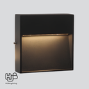 โคมไฟผนัง STEP LIGHT ฝัง เหลี่ยม 9403 BK (117x32) ดำ Warmwhite 3000K HUB LIGHTING