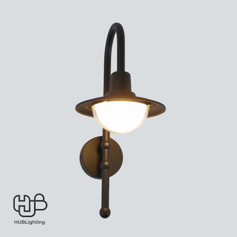 โคมไฟผนังภายนอก A001 HUB LIGHTING