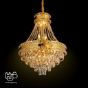 โคมไฟเพดาน CHANDELIER คริสตัล 65309-600 GD 8x E14 HUB LIGHTING