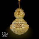 โคมไฟเพดาน CHANDELIER คริสตัล 65117-800 GD 26x E14 HUB LIGHTING