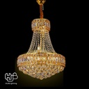 โคมไฟเพดาน CHANDELIER คริสตัล 65101-500 GD 10x E14 HUB LIGHTING
