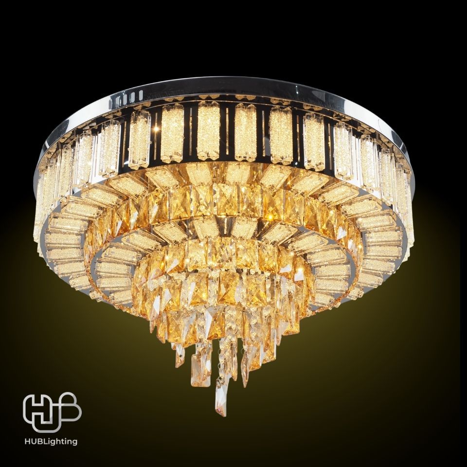 โคมไฟเพดาน CEILING คริสตัล 38032-600 กลม HUB LIGHTING