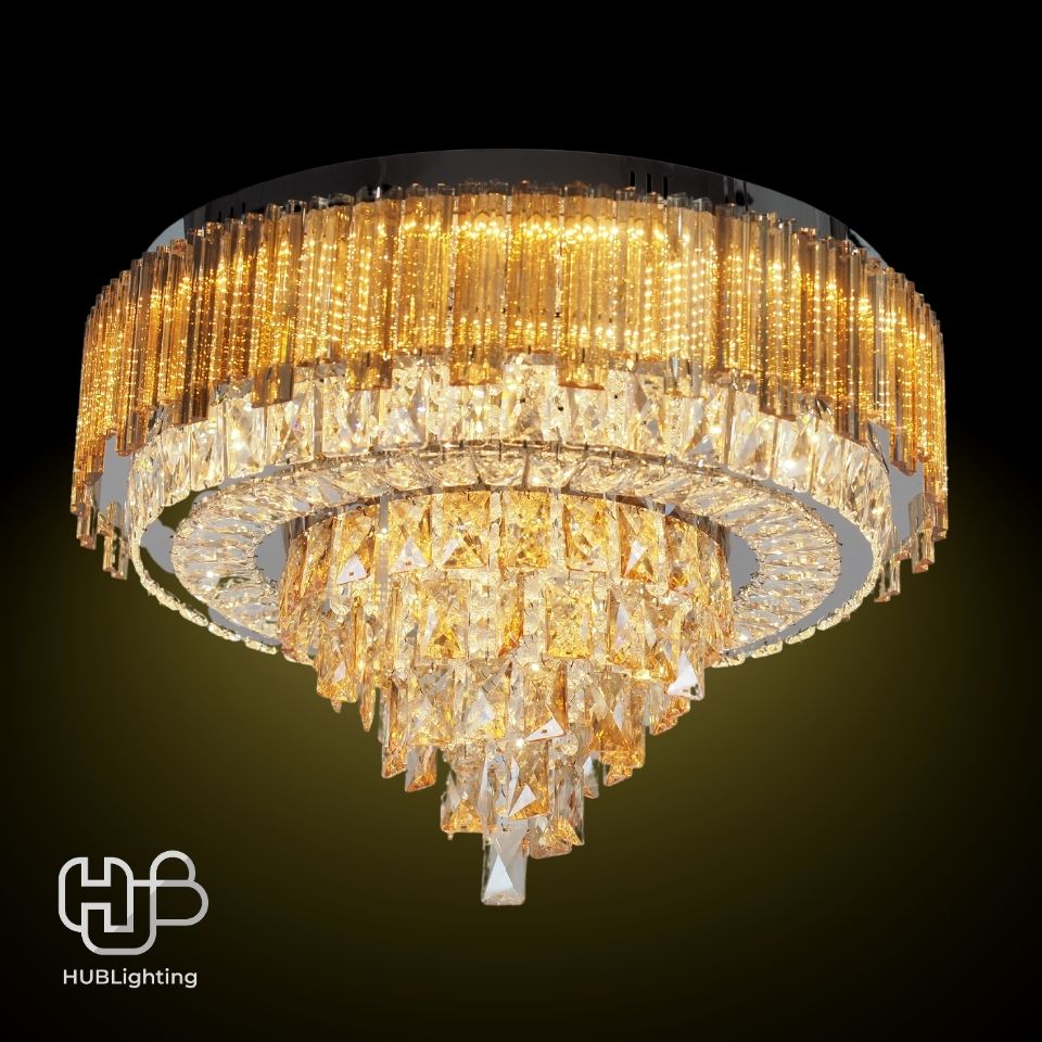 โคมไฟเพดาน CEILING คริสตัล 81083-600 กลม HUB LIGHTING