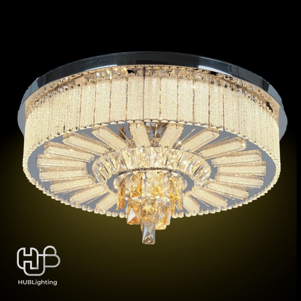 โคมไฟเพดาน CEILING คริสตัล 31004-600 กลม HUB LIGHTING
