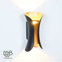 โคมไฟผนังภายนอก 2236 BK ดำ HUB LIGHTING