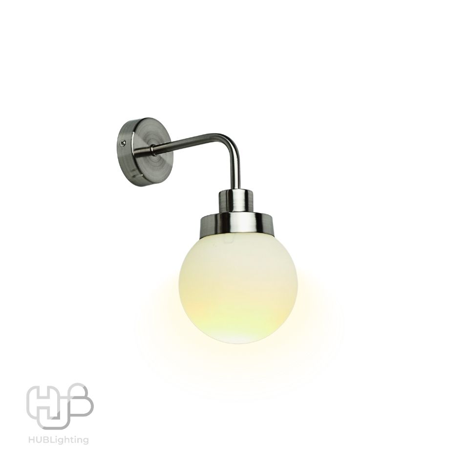 โคมไฟผนังภายใน 1160 SILVER HUB LIGHTING