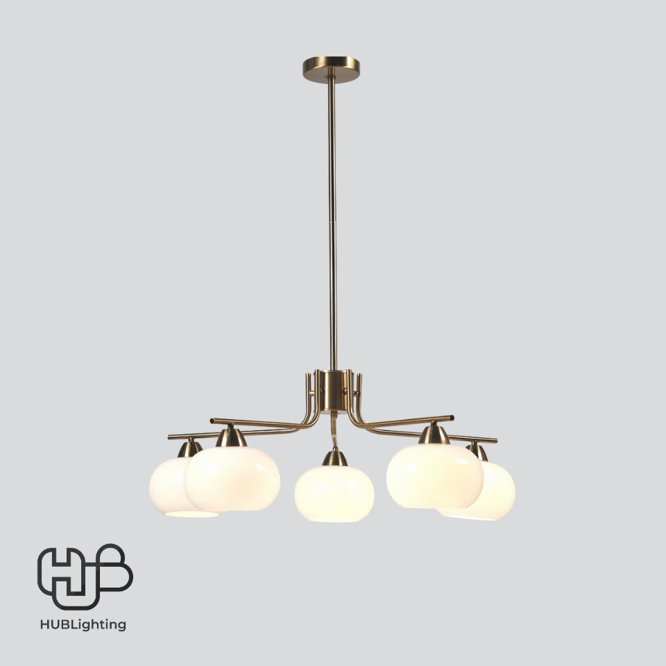 โคมไฟเพดาน PENDENT ช่อ 36112/5 GD E27 HUB LIGHTING