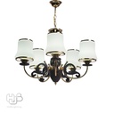 โคมไฟเพดาน PENDENT ช่อ 7901A/5 FGD+BR น้ำตาล E27 HUB LIGHTING