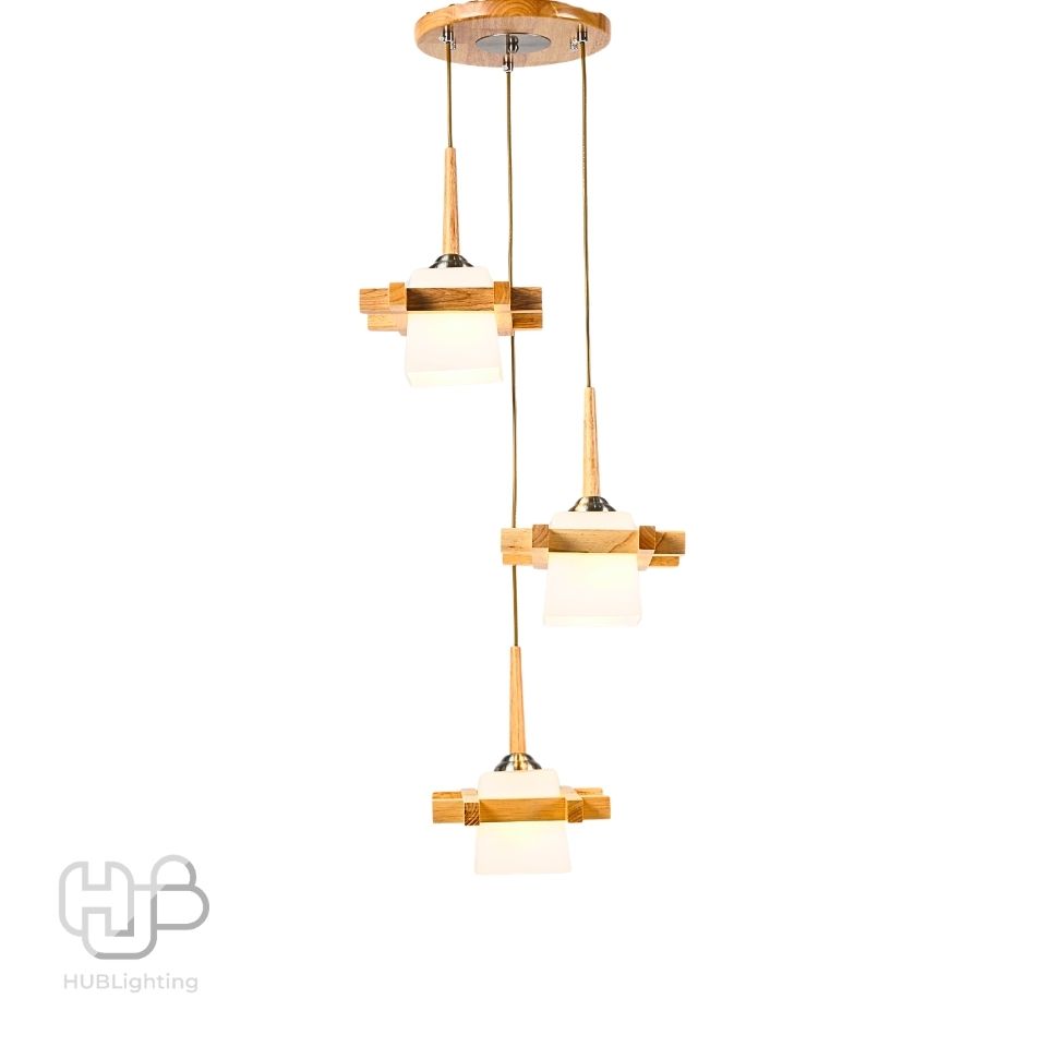 โคมไฟเพดาน PENDENT 3 ช่อ BM8010-3 E27 HUB LIGHTING