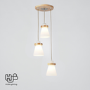 โคมไฟเพดาน PENDENT 3 ช่อ BM7089-3 E27 HUB LIGHTING