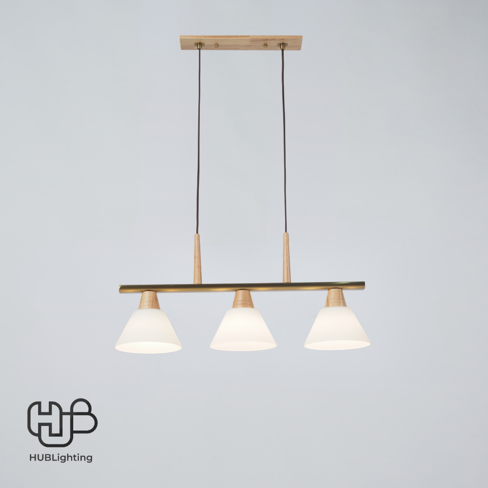 โคมไฟเพดาน PENDENT 3 ช่อ BM7115-3 E27 HUB LIGHTING