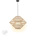 โคมไฟเพดาน PENDENT เดี่ยว C-7124 BAMBOO E27 ไม้ HUB LIGHTING