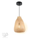 โคมไฟเพดาน PENDENT เดี่ยว C-5391 BAMBOO E27 ไม้ HUB LIGHTING