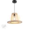 โคมไฟเพดาน PENDENT เดี่ยว C-5395 BAMBOO E27 ไม้ HUB LIGHTING