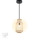 โคมไฟเพดาน PENDENT เดี่ยว C-5396 BAMBOO E27 ไม้ HUB LIGHTING