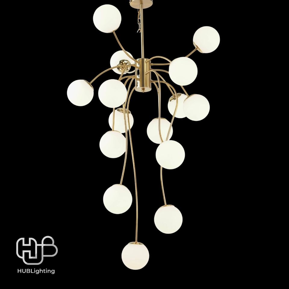 โคมไฟเพดาน PENDENT ช่อ 8987-15 GD HUB LIGHTING