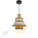 โคมไฟเพดาน PENDENT เดี่ยว G-124 RATTAN E27 ไม้ HUB LIGHTING