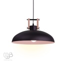 โคมไฟเพดาน PENDENT ช่อ 7467/1 BK+WOOD (380x150) HUB LIGHTING
