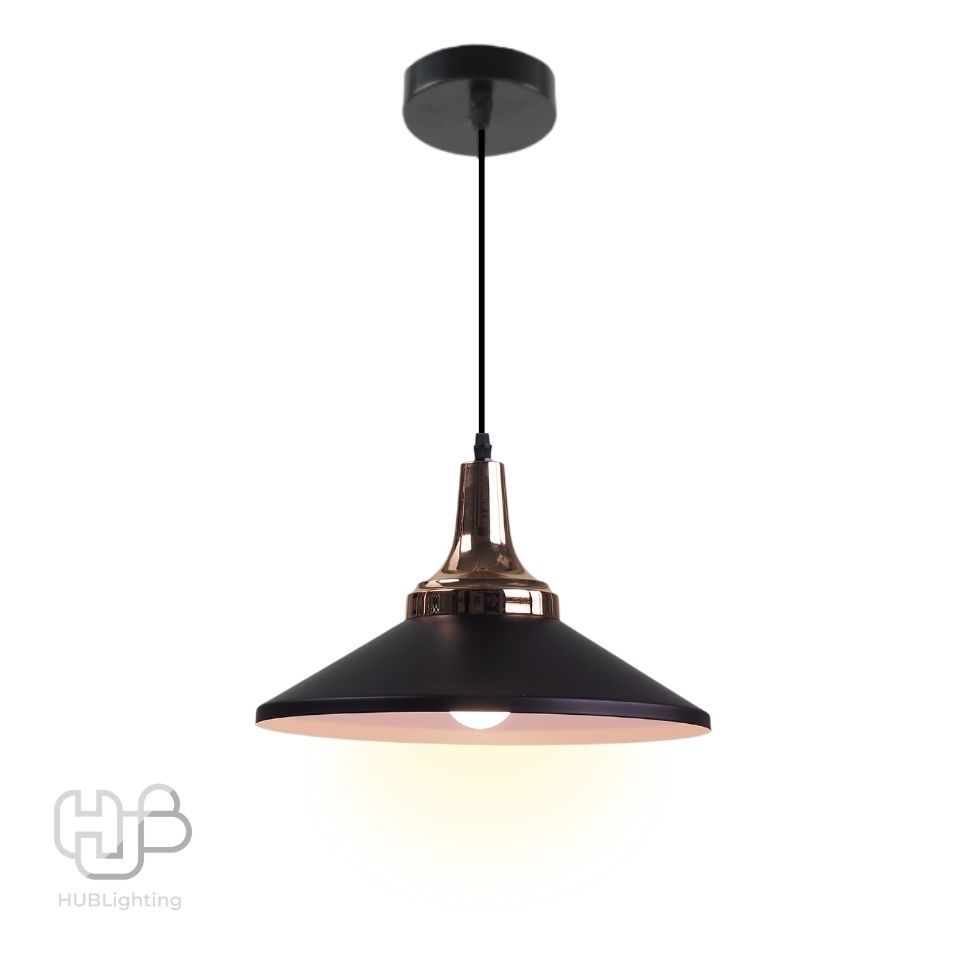 โคมไฟเพดาน PENDENT ช่อ 7481/1 BK (350x250) HUB LIGHTING