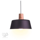 โคมไฟเพดาน PENDENT ช่อ 1039/1 BK+WOOD (300x250) HUB LIGHTING