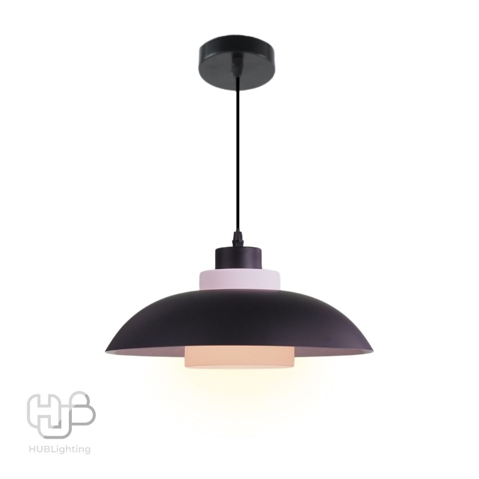 โคมไฟเพดาน PENDENT ช่อ 1041/1 BK (350x160) HUB LIGHTING