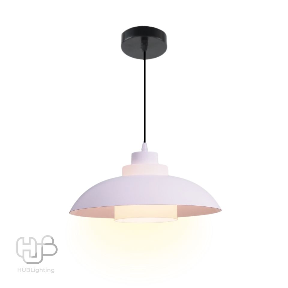โคมไฟเพดาน PENDENT ช่อ 1041/1 WH (350x160) HUB LIGHTING