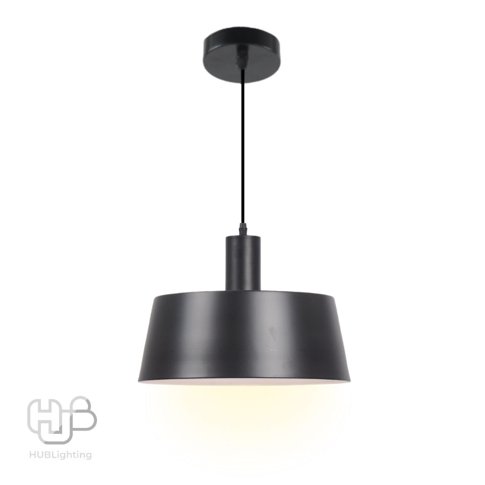 โคมไฟเพดาน PENDENT ช่อ 7923-1 BK (350x250) HUB LIGHTING