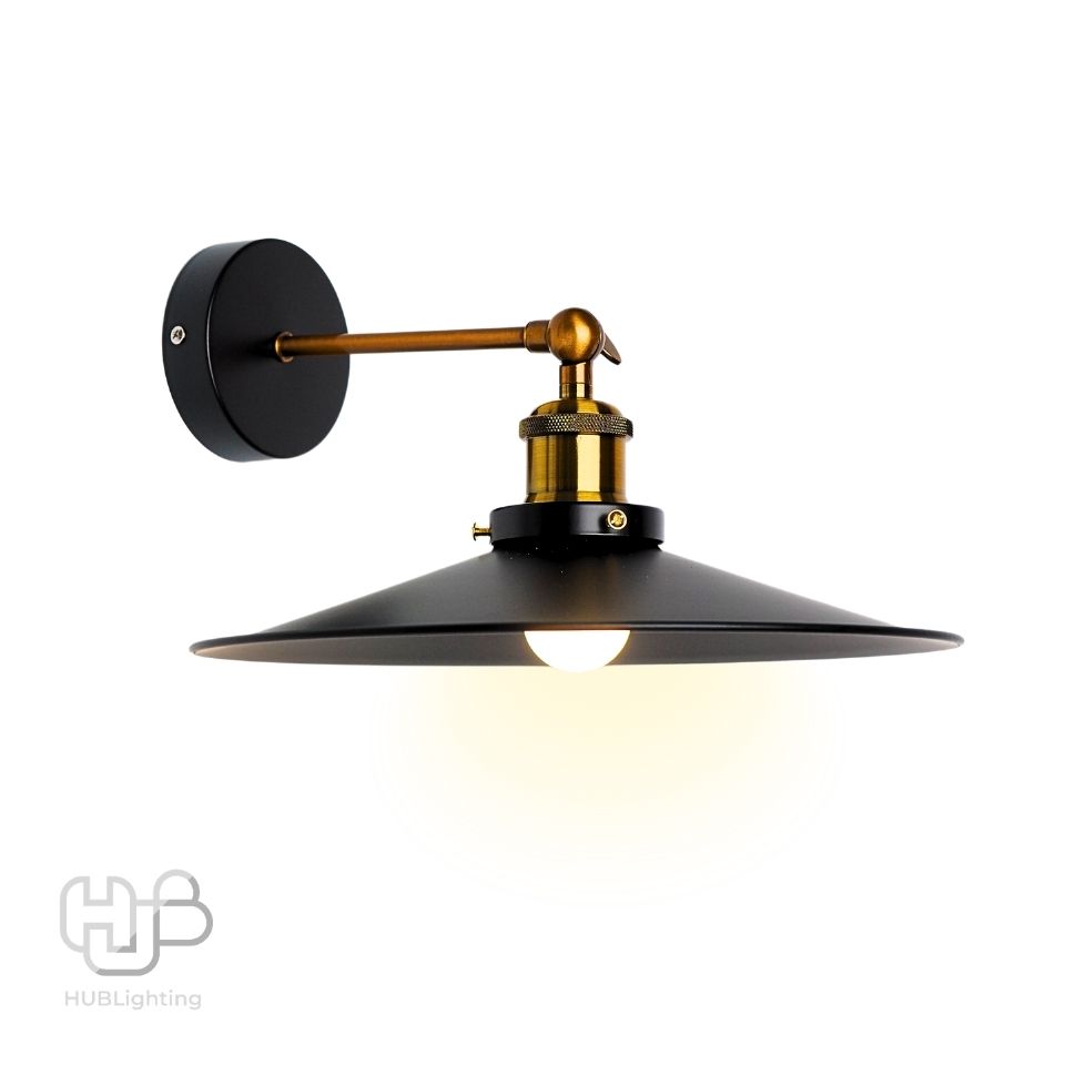 โคมไฟผนังภายใน XD-007 BK HUB LIGHTING