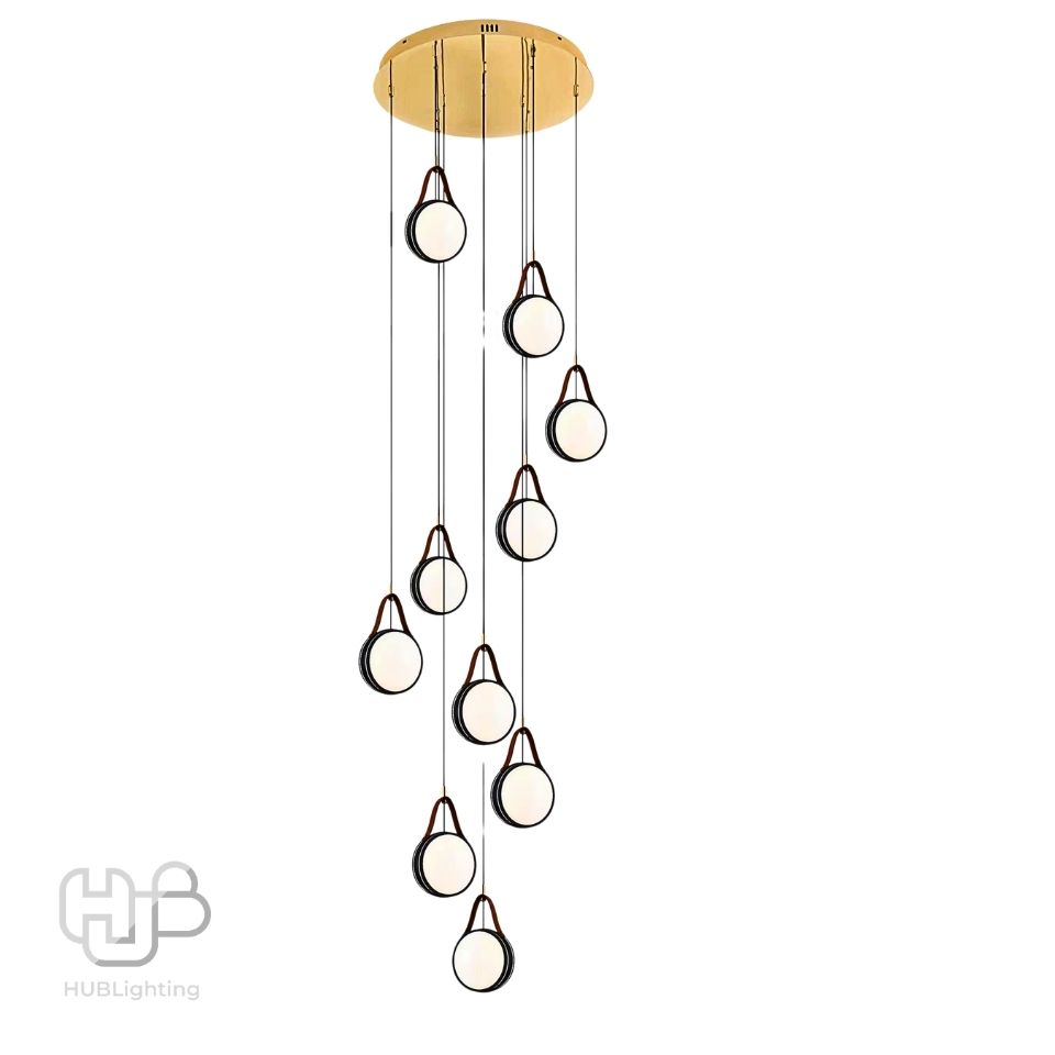 โคมไฟเพดาน PENDENT ช่อ 2053-10 GOLD HUB LIGHTING