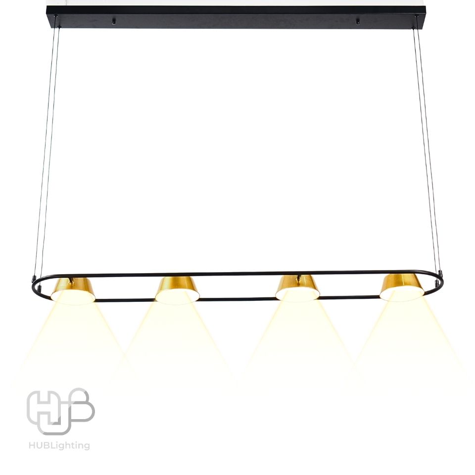 โคมไฟเพดาน PENDENT LED 82472 BK+GD HUB LIGHTING