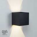 โคมไฟผนังภายนอก 1073A BK ดำ HUB LIGHTING