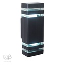 โคมไฟผนังภายนอก A0302 BK ดำ HUB LIGHTING
