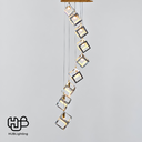 โคมไฟเพดาน PENDENT บันได 2213-9BK HUB LIGHTING