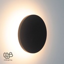 โคมไฟผนังภายนอก 1071A BK (18cm) ดำ Warmwhite 3000K HUB LIGHTING