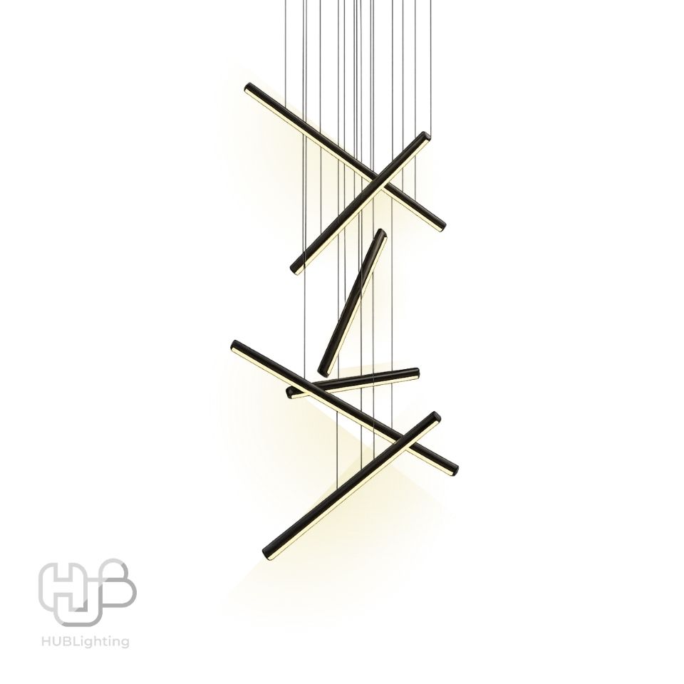 โคมไฟเพดาน PENDENT เดี่ยว 9922 (106x200) HUB LIGHTING