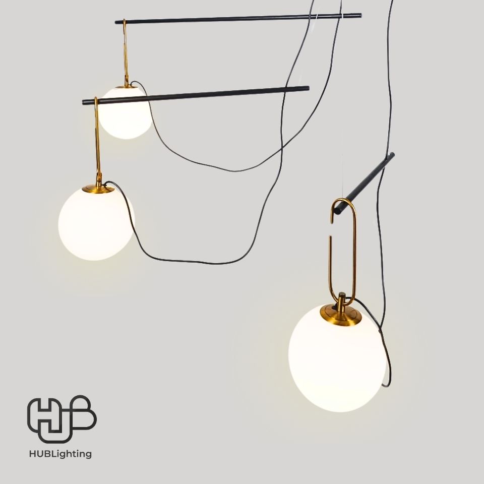 โคมไฟเพดาน PENDENT เดี่ยว 10046 (117x32x150) HUB LIGHTING